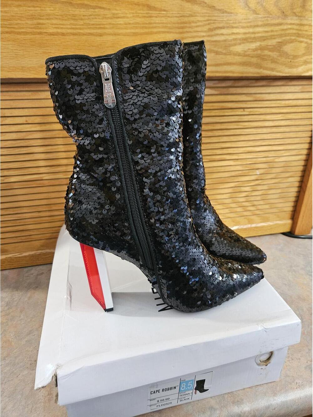 Cape Robbin Terra Sequined Boots NIB